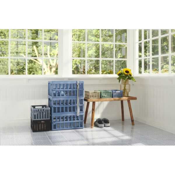 Casier pliant en plastique recyclé 32,5 litres