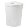 Grand Panier à linge d'angle en plastique 62 litres