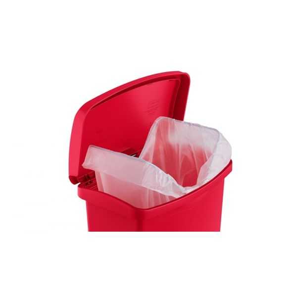 Collecteur déchets à pédale Slim Jim 50 litres