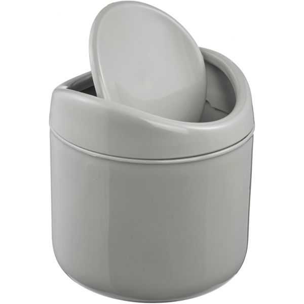 Petite poubelle de cuisine en plastique recyclé 1,3 litre