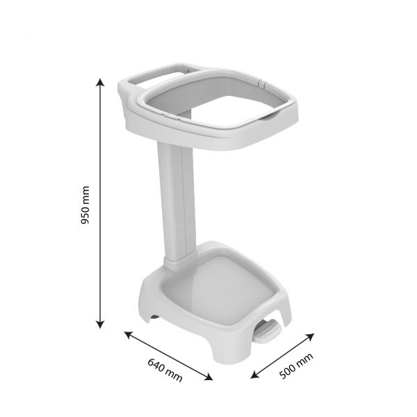 Support sac 120 L sans couvercle