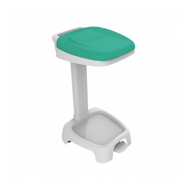 Support sac 120 L + couvercle vert