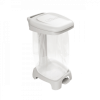 Support sac 120 L + couvercle blanc
