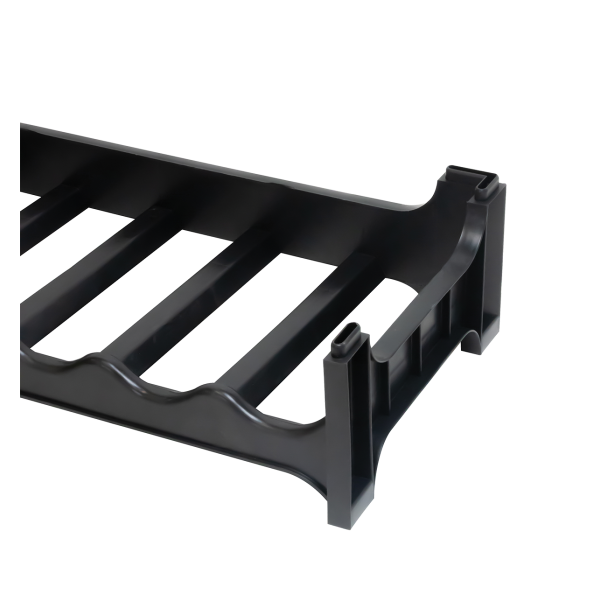 Rayonnage 6 bouteilles 680 x 280 x 140 mm - noir
