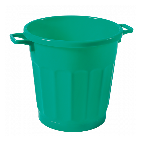 Poubelle ronde tri sélectif 50 L - vert