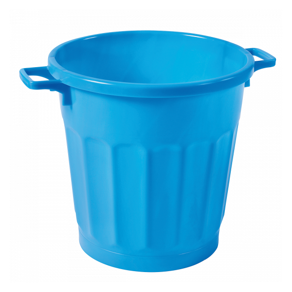 Poubelle ronde tri sélectif 50 L - bleu