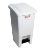 Poubelle éco à pédale 60 L - couvercle blanc