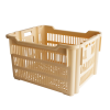 Manne à viennoiseries empilable et emboîtable 610 x 500 x 360 mm - 75 L - beige