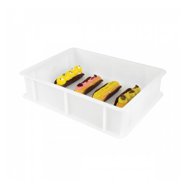 Demi bac à pâtons 400 x 300 x 100 mm 9 L - blanc