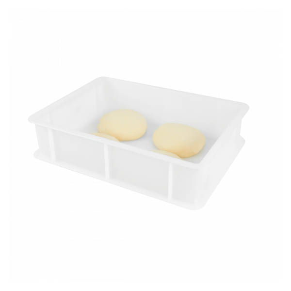 Demi bac à pâtons 400 x 300 x 100 mm 9 L - blanc