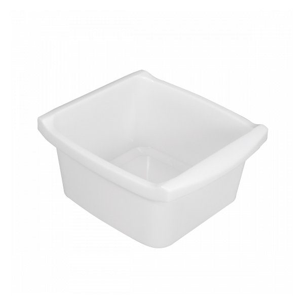 Cuvette rectangulaire profonde 16 L - blanc
