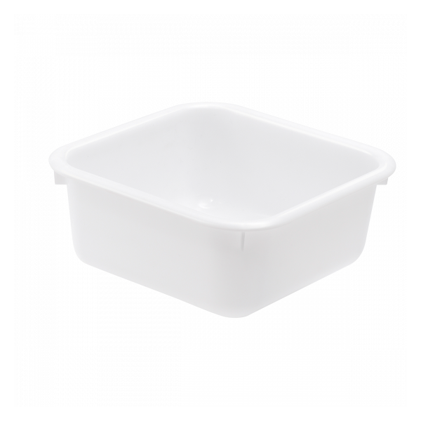 Cuvette carrée 7 L - blanc
