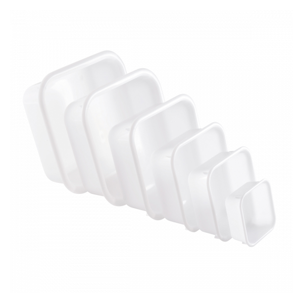 Cuvette carrée 7 L - blanc