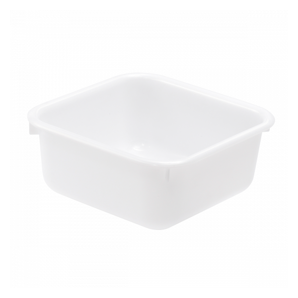 Cuvette carrée 4,5 L - blanc