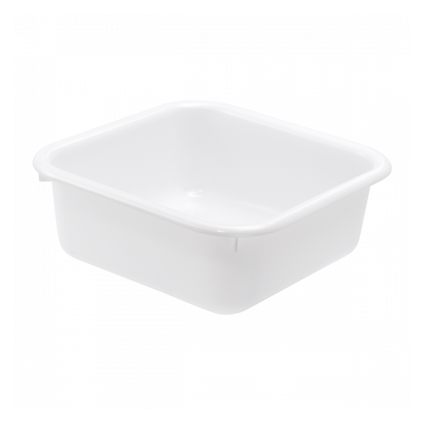 Cuvette carrée 12 L - blanc