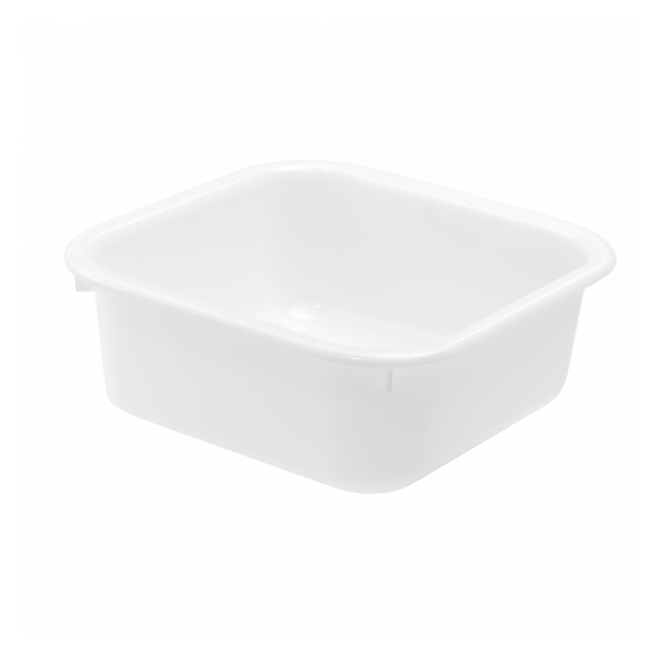 Cuvette carrée 10 L - blanc