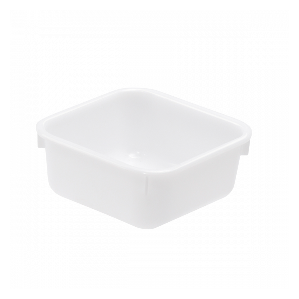 Cuvette carrée 1 L - blanc