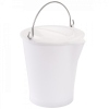 Couvercle pour seau rond avec bec verseur 12 L - blanc