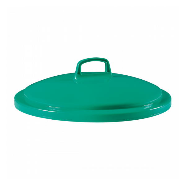 Couvercle pour poubelle ronde tri sélectif 75 L - vert