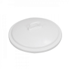 Couvercle pour poubelle ronde tri sélectif 75 L - blanc