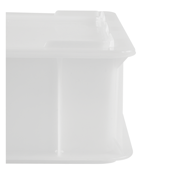 Couvercle pour demi-bac à pâtons 400 x 300 mm - blanc