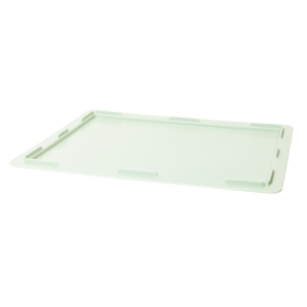 Couvercle pour demi bac à pâtons 400 x 300 x 30 mm - vert amande