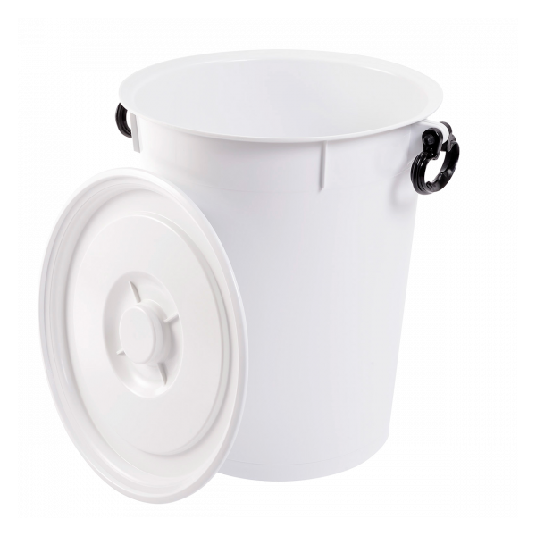 Couvercle pour baquet 35 L - blanc