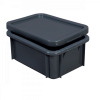 Couvercle pour bacs 12 L/15 L - gris