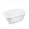 Corbeille à linge petit modèle 60 L - blanc
