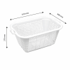 Corbeille à linge petit modèle 60 L - blanc