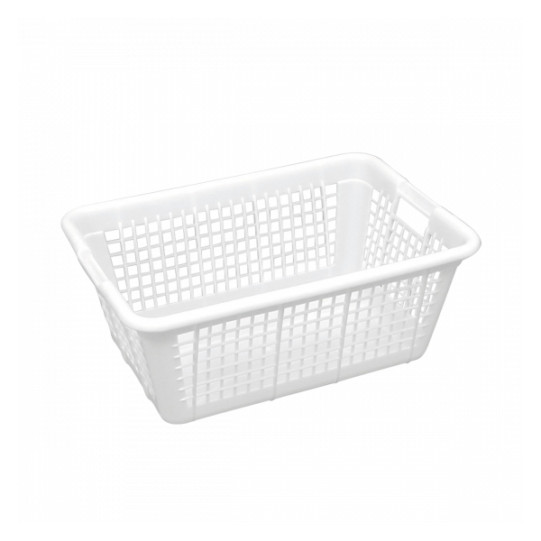 Corbeille à linge moyen modèle 100 L - blanc