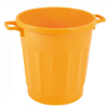 Conteneur alimentaire rond HACCP 50 L - jaune