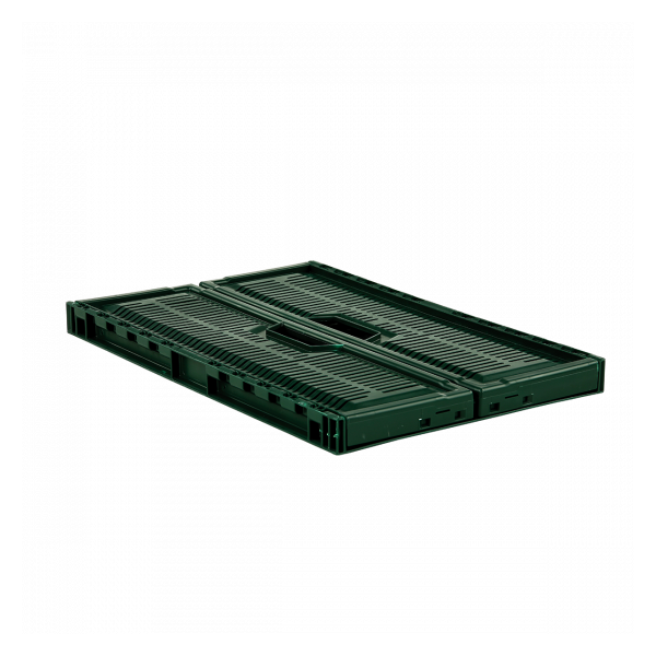 Caisse pliable empilable 600 x 400 x 235 mm 47 L - vert