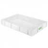 Caisse pleine biosourcée 600 x 400 x 90 mm 15 L - blanc