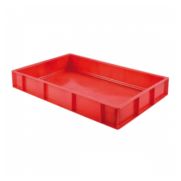 Caisse pleine 600 x 400 x 90 mm 15 L - rouge