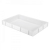 Caisse pleine 600 x 400 x 76 mm 14 L - blanc