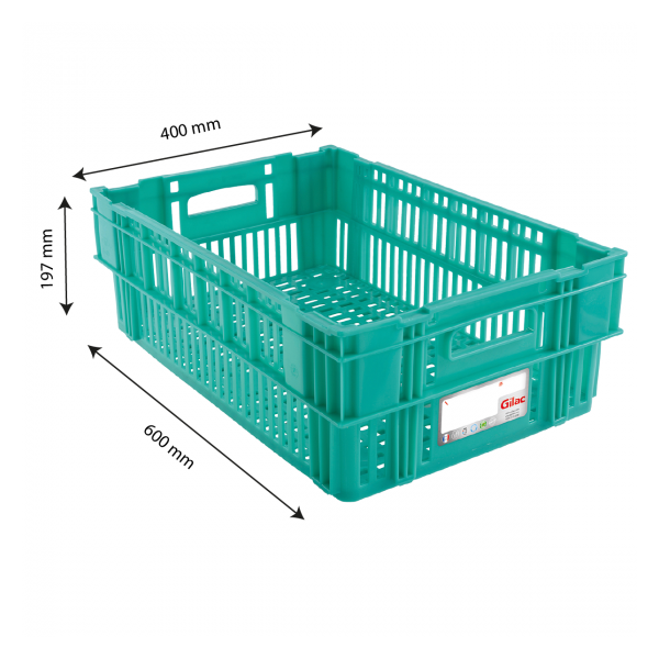 Caisse liaison froide HACCP 37 L - vert