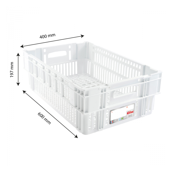 Caisse liaison froide HACCP 37 L - blanc