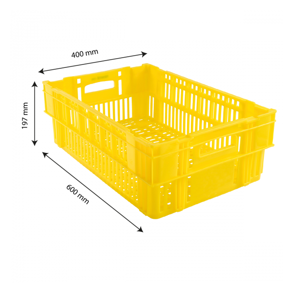 Caisse liaison froide 37 L - jaune