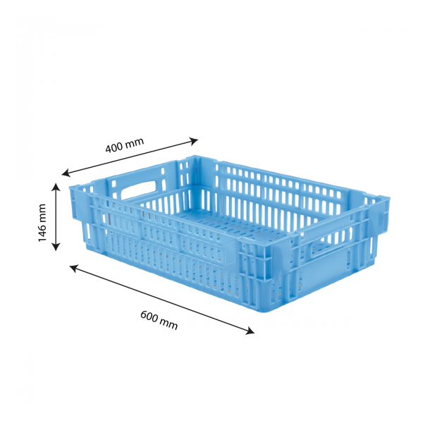 Caisse liaison froide 27 L - bleu