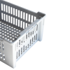 Caisse ajourée empilable emboîtable 400 x 300 x 175 mm - 14 L - gris