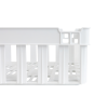 Caisse ajourée empilable emboîtable 400 x 300 x 120 mm - 13 L - blanc