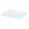 Caisse ajourée 600 x 400 x 90 mm 15 L - blanc