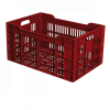 Caisse ajourée 600 x 400 x 300 mm 60 L - brique