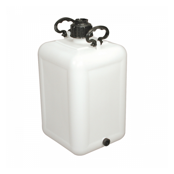 Bonbonne 20 L + bouchon vidange - blanc
