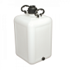 Bonbonne 20 L + bouchon vidange - blanc