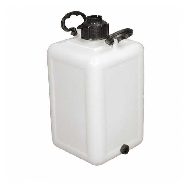 Bonbonne 20 L + bouchon vidange - blanc