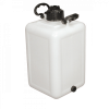 Bonbonne 20 L + bouchon vidange - blanc