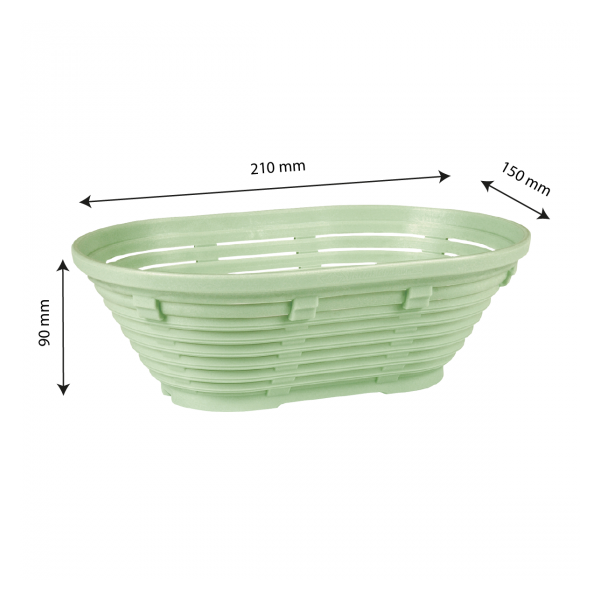 Banneton ovale 0,5 kg - 21 x 15 x 9 cm
