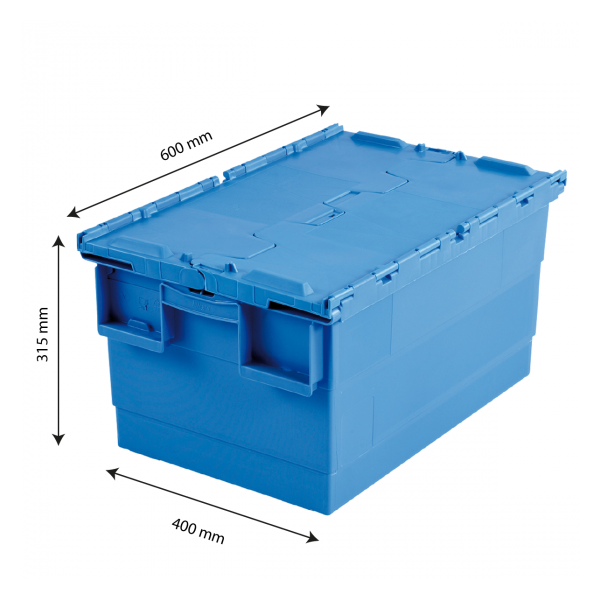 Bac Traiteur 55 L 600 x 400 - bleu